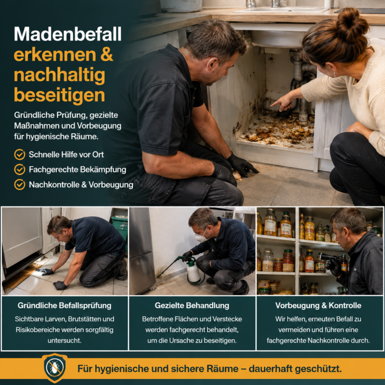 Maden bekämpfen